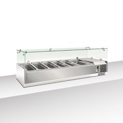 Βιτρίνα Set up μήκους 1500 mm για GN