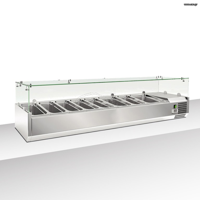 Βιτρίνα Set up μήκους 1800 mm για GN