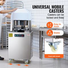 VEVOR Electric Dough Divider 20PCS Automatic Dough Cutter Bread Maker for Bakery-thumb-5