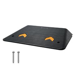 VEVOR Rubber Threshold Ramp Ramp Door Ramp 4" Rise 15tons Load Rubber Curb Ramp