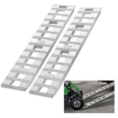 VEVOR 72" x 15" Ράμπες αλουμινίου 6000 LBS Χωρητικότητα ράμπες φόρτωσης 2 τμχ