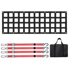 VEVOR Δίχτυ πίσω πόρτας Pickup Truck Δίχτυ πίσω πόρτας 54" x 18" Ρυθμιζόμενο για φορτηγά
