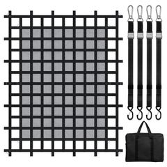 VEVOR Cargo Net Heavy Duty Cargo Net 96" x 81" Ρυθμιζόμενες πόρπες & άγκιστρα S-hooks