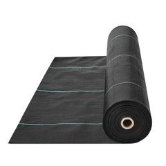 VEVOR Weed Barrier Landscape Fabric, 6,5*330FT Heavy Duty Garden Weed Fabric, Woven PP Weed Control Fabric, Driveway Fabric, Geotextile Fabric for Landscape, Ground Cover, Weed Blocker Weed Mat, Bla