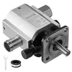 VEVOR Hydraulic Log Splitter Pump, 16GPM, 2 Stage 4000PSI Wood Log Splitter Pump, 1'' Inlet 1/2'' NPT Outlet 3600 RPM Υδραυλική γραναζωτή αντλία αλουμινίου, για Small Splitters Log Snowplow