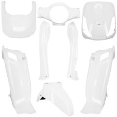 Κιτ Πλαστικα Sym Fiddle 2 50/125/150 2008-> (8Τεμ) Ασπρο | O Parts