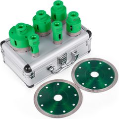 VEVOR 6 Pcs Diamond Hole Saw Set Drill Core Bits M14 Thread 20/25/40/45/50/68 MM(0,79/1/1,6/1,77/2/2,7 ίντσες) με 2 λεπίδες πριονιού