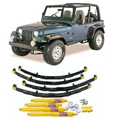 Jeep Wrangler YJ 1986-1996 Κιτ Ανάρτησης 2″ [Old Man Emu] ***ΛΑΔΑΣ4Χ4***