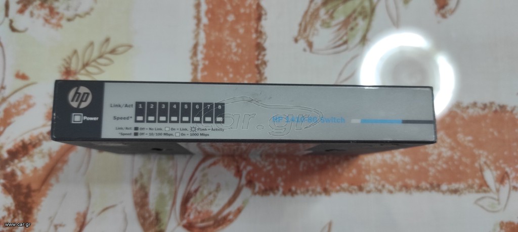 HP 8-PORT 10/100/1000MBPS DESKTOP NETWORK SWITCH