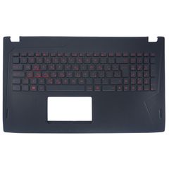 Πληκτρολόγιο Ελληνικό - Greek Laptop Keyboard Palmrest για Asus ROG Strix GL502V GL502VM GL502VY GL502VS GL502VT GL502VMK 90NB0DR5-R32US0 GR Backlight Βlack ( Κωδ.40632GRPALMTYPE1 )