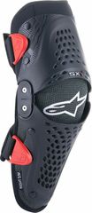 Κωδ.320849 Alpinestars Επιγονατίδες Παιδικές SX-1 6546319-13-SM πλαστικό μαύρο-κόκκινο ζευγάρι τηλ.215-215-8211