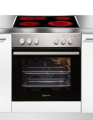 Σετ Εντοιχισμού Bauknecht HEKO Samba Φούρνος 65L & Κεραμική Εστία, Inox
