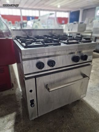 Κουζίνα αερίου με φούρνο κ 4 εστιες