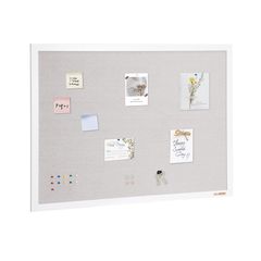 VEVOR 48"x36" Λευκός Πίνακας Φελλού με Επιτοίχια Πίνακας Ανακοινώσεων σε Επιφάνεια Λινού