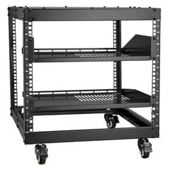 VEVOR 9U 4 Post Open Frame Server Rack Περίβλημα δικτύου 23''-40'' Ρυθμιζόμενο