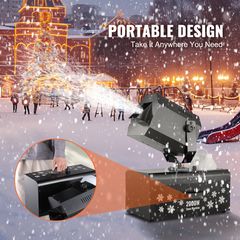 VEVOR Snow Machine 2000W Wireless Remote Swing Machine Snow Making for Holiday-thumb-5