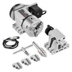 VEVOR Indexing Dividing Head K11-100mm 3-Jaw Chuck Tailstock για φρέζα CNC