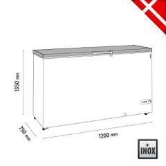 Καταψύκτης 1504x700x945mm-thumb-2