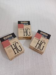 3 κασέτες κάμερας Konica