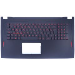 Πληκτρολόγιο Ελληνικό - Greek Laptop Keyboard Palmrest για Asus ROG Strix GL702ZC GL702ZC-1A GL702ZC-GC204T 13NB0FV1AP0201 13NB0FV0M06011 13N1-2VA0401 GR Backlight Βlack ( Κωδ.40632GRPALMTYPE2 )