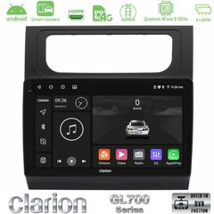 Clarion GL700 Series 8Core Android ClarionOS 4+64GB VW Touran 2011-2015 Navigation Multimedia Tablet 10" Με Carplay & Android Auto