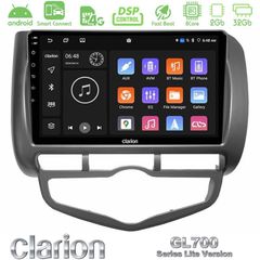 Clarion GL700 Lite Series 8Core Android ClarionOS 2+32GB Honda Jazz 2002-2008 (Auto A/C) Navigation Multimedia Tablet 9" Με Carplay & Android Auto