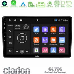 Clarion GL700 Lite Series 8Core Android11 2+32GB Opel Astra/Corsa/Antara/Zafira Navigation Multimedia Tablet 9" Με Carplay & Android Auto (Μαύρο Χρώμα)