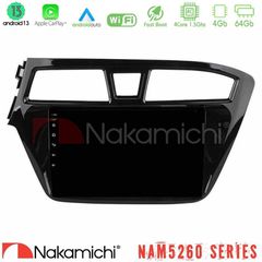 Nakamichi NAM5260 Series 4Core Android13 4+64GB Hyundai i20 2014-2018 Navigation Multimedia Tablet 9" Με Carplay & Android Auto