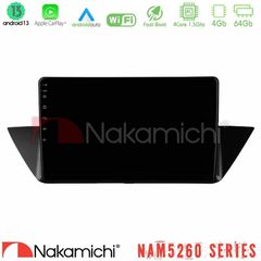 Nakamichi NAM5260 Series 4Core Android13 4+64GB BMW Χ1 E84 Navigation Multimedia Tablet 10" Με Carplay & Android Auto