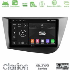 Clarion GL700 Series 8Core Android ClarionOS 4+64GB Seat Leon Navigation Multimedia Tablet 9" Με Carplay & Android Auto