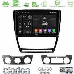 Clarion GL700 Series 8Core Android ClarionOS 4+64GB Skoda Octavia 5 Navigation Multimedia Tablet 10" Με Carplay & Android Auto