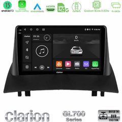 Clarion GL700 Series 8Core Android13 4+64GB Renault Megane 2 2002-2008 Navigation Multimedia Tablet 9" Με Carplay & Android Auto