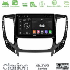 Clarion GL700 QUALCOMM Series 8Core Android ClarionOS 4+64GB Mitsubishi L200 2016-> & Fiat Fullback (Auto A/C) Navigation Multimedia Tablet 9" Με Carplay & Android Auto