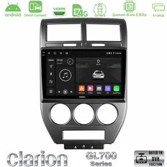 Clarion GL700 QUALCOMM Series 8Core Android ClarionOS 4+64GB Jeep Compass/Patriot 2007-2008 Navigation Multimedia Tablet 10" Με Carplay & Android Auto
