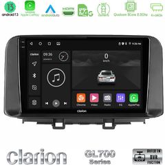 Clarion GL700 Series 8Core Android13 4+64GB Hyundai Kona 2018-2023 Navigation Multimedia Tablet 10" Με Carplay & Android Auto