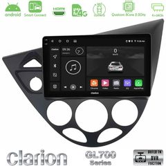 Clarion GL700 Series 8Core Android ClarionOS 4+64GB Ford Focus 1999-2004 Navigation Multimedia Tablet 9" Με Carplay & Android Auto