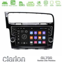 Clarion GL700 Lite Series 8Core Android ClarionOS 6+128GB VW GOLF 7 Navigation Multimedia Tablet 9" Με Carplay & Android Auto (OEM Look)