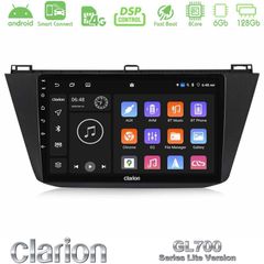 Clarion GL700 Lite Series Vw Tiguan 2016-2022 8Core Android ClarionOS 6+128GB Navigation Multimedia Tablet 10" Με Carplay & Android Auto