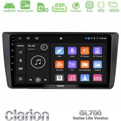 Clarion GL700 Lite Series Skoda Octavia 2004-2012 8Core Android ClarionOS 6+128GB Navigation Multimedia Tablet 9" Με Carplay & Android Auto