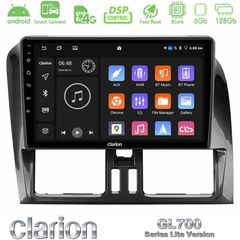 Clarion GL700 Lite Series 8Core Android ClarionOS 6+128GB Volvo XC60 2009-2012 Navigation Multimedia Tablet 9" Με Carplay & Android Auto