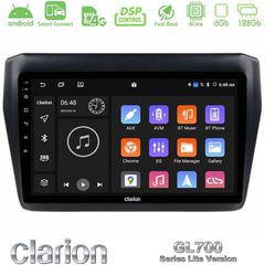 Clarion GL700 Lite Series 8Core Android ClarionOS 6+128GB Suzuki Swift 2017-2023 Navigation Multimedia Tablet 9" Με Carplay & Android Auto