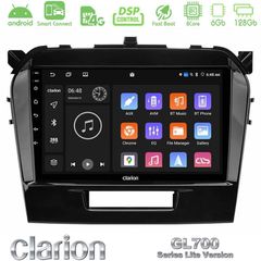 Clarion GL700 Lite Series 8Core Android ClarionOS 6+128GB Suzuki Vitara 2015-2024 Navigation Multimedia Tablet 9" Με Carplay & Android Auto