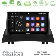 Clarion GL700 Lite Series 8Core Android ClarionOS 6+128GB Renault Megane 2 2002-2008 Navigation Multimedia Tablet 9" Με Carplay & Android Auto