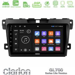 Clarion GL700 Lite Series 8Core Android ClarionOS 6+128GB Mazda CX-7 2007-2011 Navigation Multimedia Tablet 9" Με Carplay & Android Auto