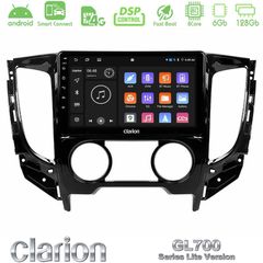 Clarion GL700 Lite Series 8Core Android ClarionOS 6+128GB Mitsubishi L200 2016-> & Fiat Fullback (Manual A/C) Navigation Multimedia Tablet 9" Με Carplay & Android Auto