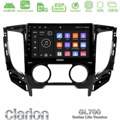 Clarion GL700 Lite Series 8Core Android ClarionOS 6+128GB Mitsubishi L200 2016-> & Fiat Fullback (Manual A/C) Navigation Multimedia Tablet 9" Με Carplay & Android Auto