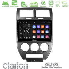 Clarion GL700 Lite Series 8Core Android ClarionOS 6+128GB Jeep Compass/Patriot 2007-2008 Navigation Multimedia Tablet 10" Με Carplay & Android Auto