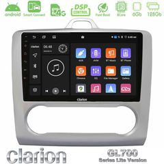 Clarion GL700 Lite Series 8Core Android ClarionOS 6+128GB Ford Focus Auto AC Navigation Multimedia Tablet 9" Με Carplay & Android Auto