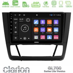 Clarion GL700 Lite Series 8Core Android ClarionOS 6+128GB BMW 1Series E81/E82/E87/E88 (AUTO A/C) Navigation Multimedia Tablet 9" Με Carplay & Android Auto