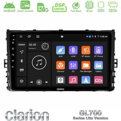 Clarion GL700 Lite Series 8Core Android ClarionOS 2+32GB VW MQB 2017-> Navigation Multimedia Tablet 9" Με Carplay & Android Auto